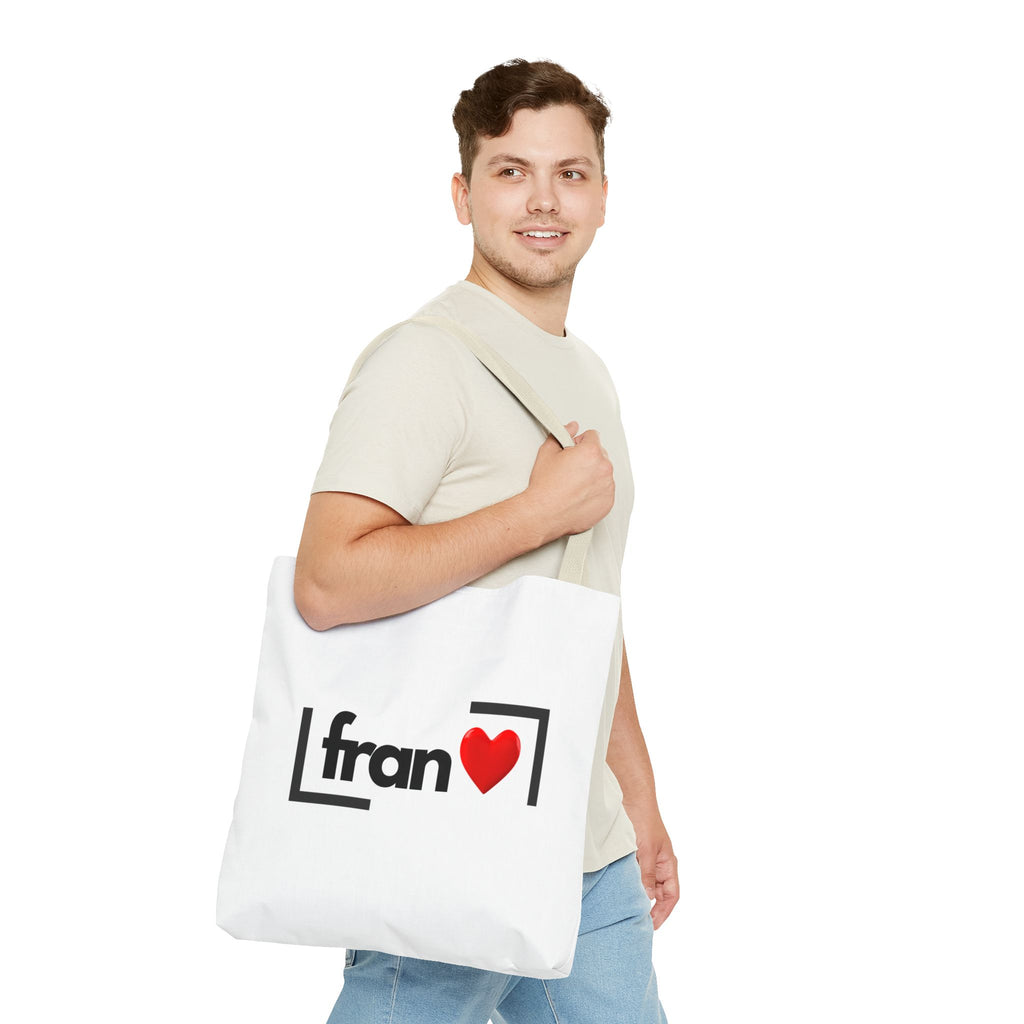 Sac Fourre-Tout Personnalisé avec Motif Cœur | Accessoire de Mode Personnalisé, Cadeau pour Elle, Chic Décontracté, Usage Quotidien, Écologique.