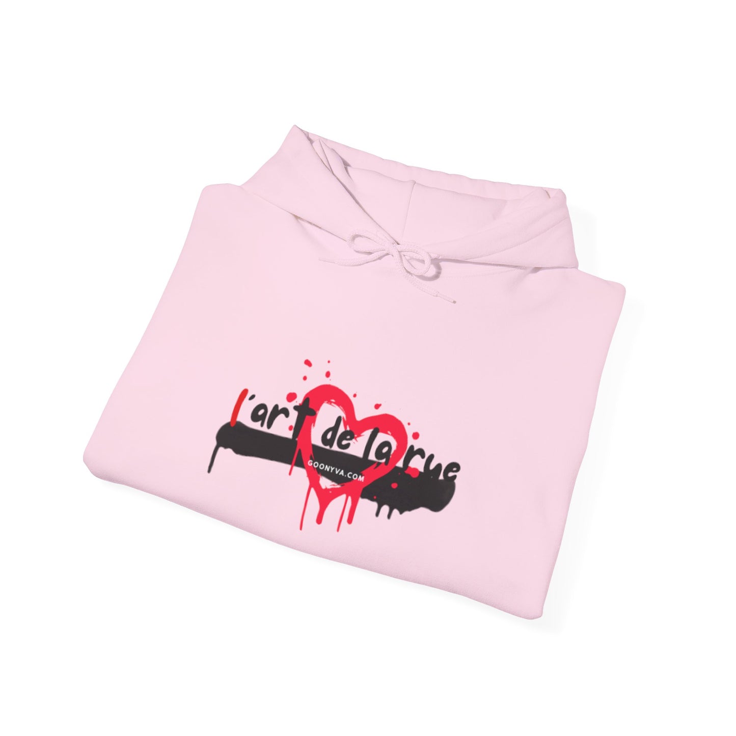 Chandail à Capuche Épais "Art Cœur" – Le Sweat-shirt Douillet Idéal pour les Passionnés d'Art. Tendance Unisexe Parfait pour la Saint-Valentin et les Tenues Décontractées.