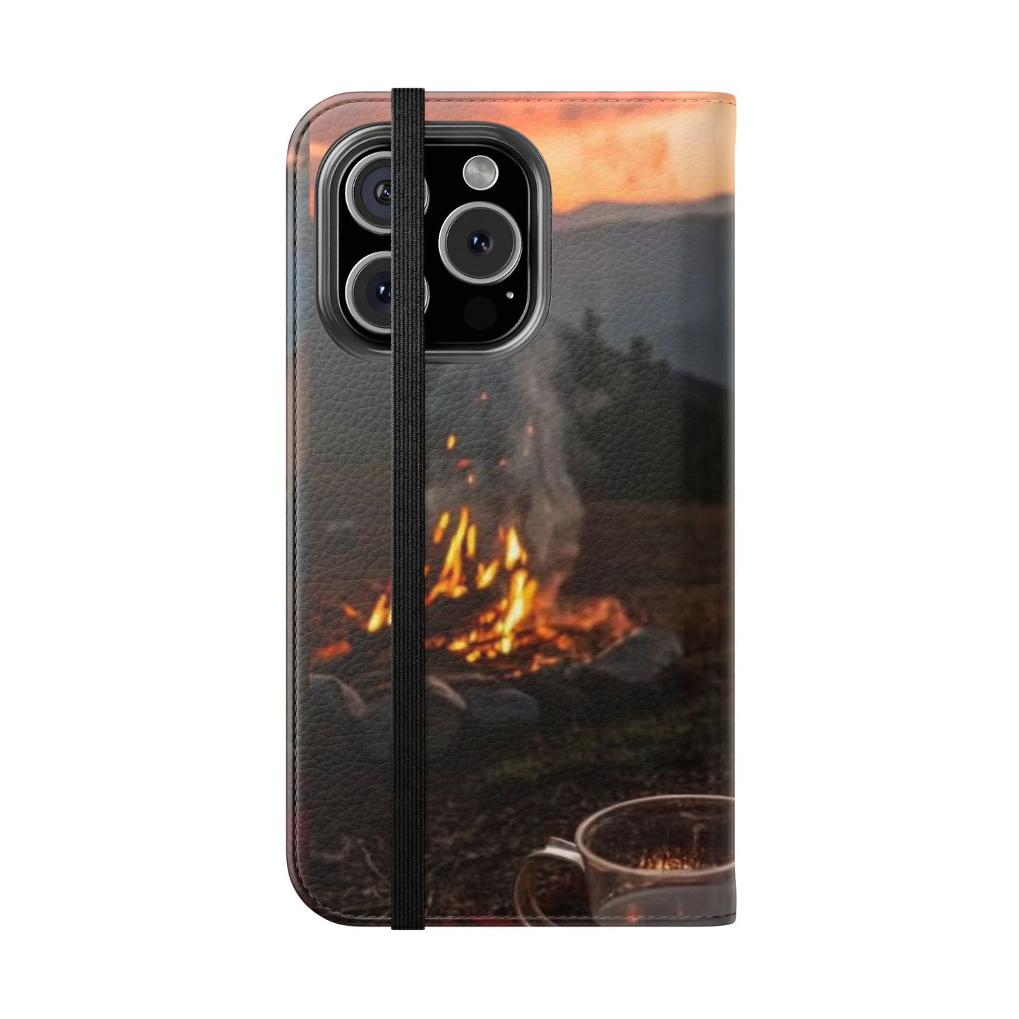 Étuis à Rabat pour Téléphone "Inspiration Nature" Étui portefeuille protecteur  Thème feu de camp  Accessoire stylé pour l'extérieur  Cadeau parfait pour [...]