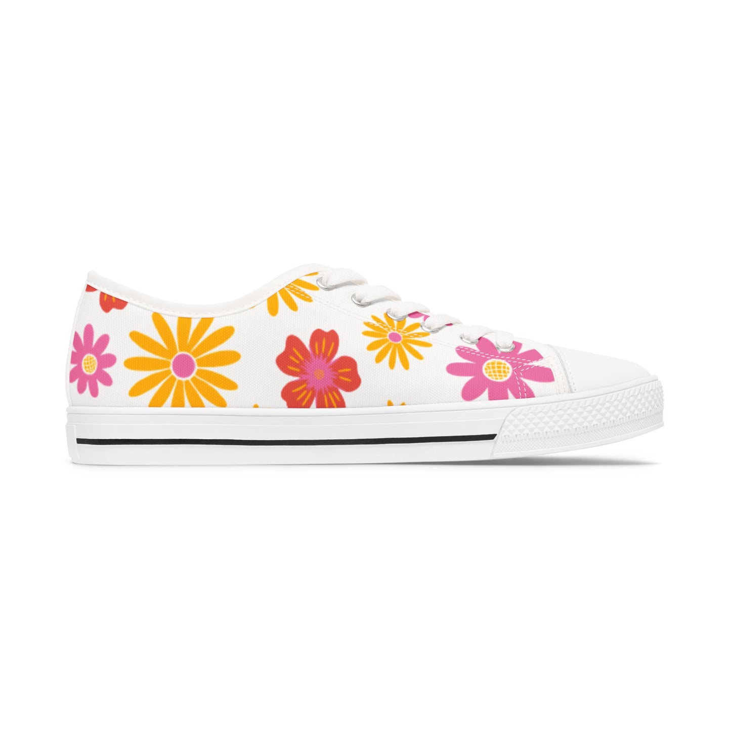 Espadrilles basses fleuries pour femmes Espadrilles fleuries tendance  Chaussures de printemps confortables  Chaussures décontractées mignonnes pour femmes  Stylées [...]
