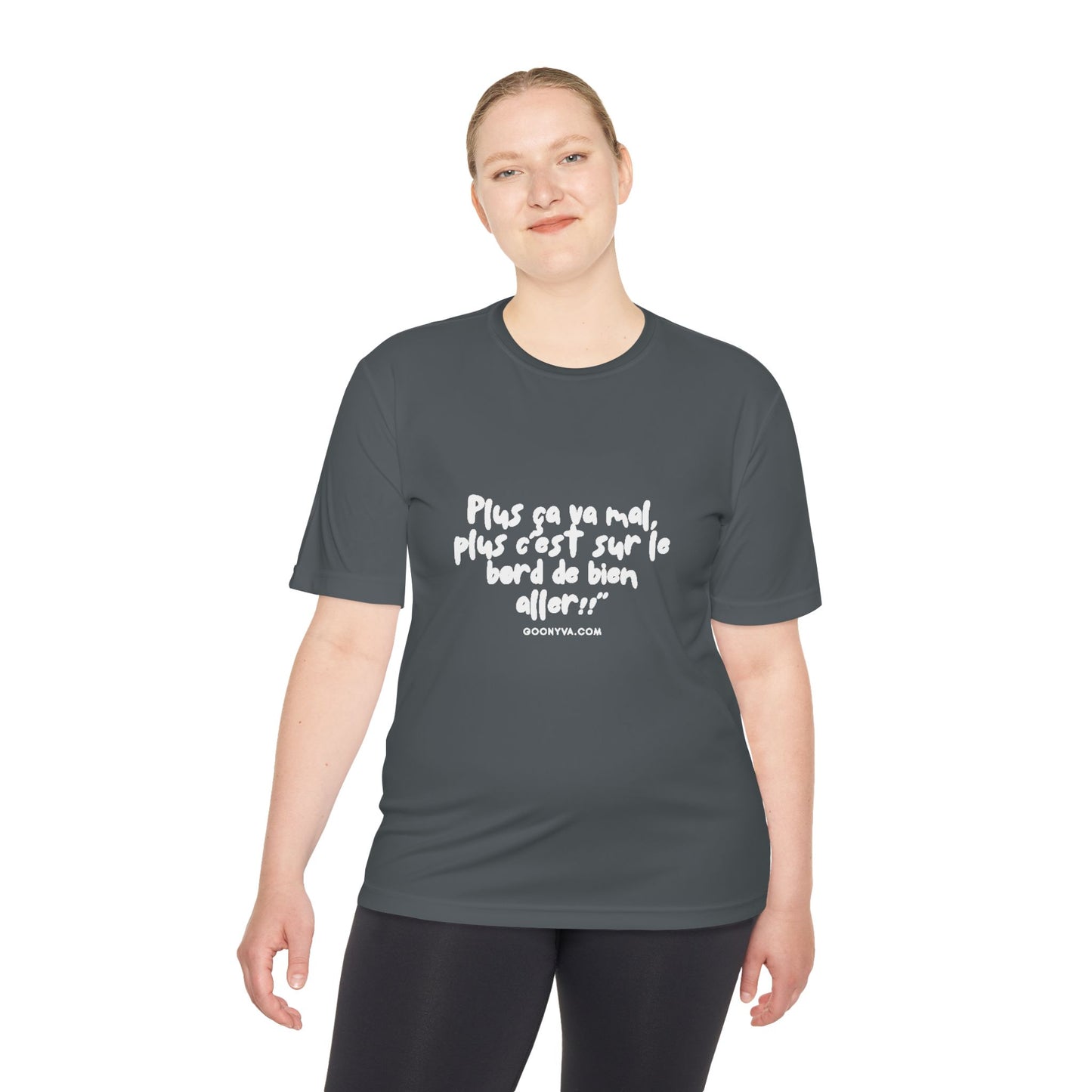 T-shirt Anti-Transpiration Unisexe, Idéal pour l'Entraînement Motivationnel. Vêtement de Sport Mixte et Cadeau Fitness Parfait. Le T-shirt Décontracté pour la Salle de Sport.  Option 3 (Pour des listes ou des mots-clés)