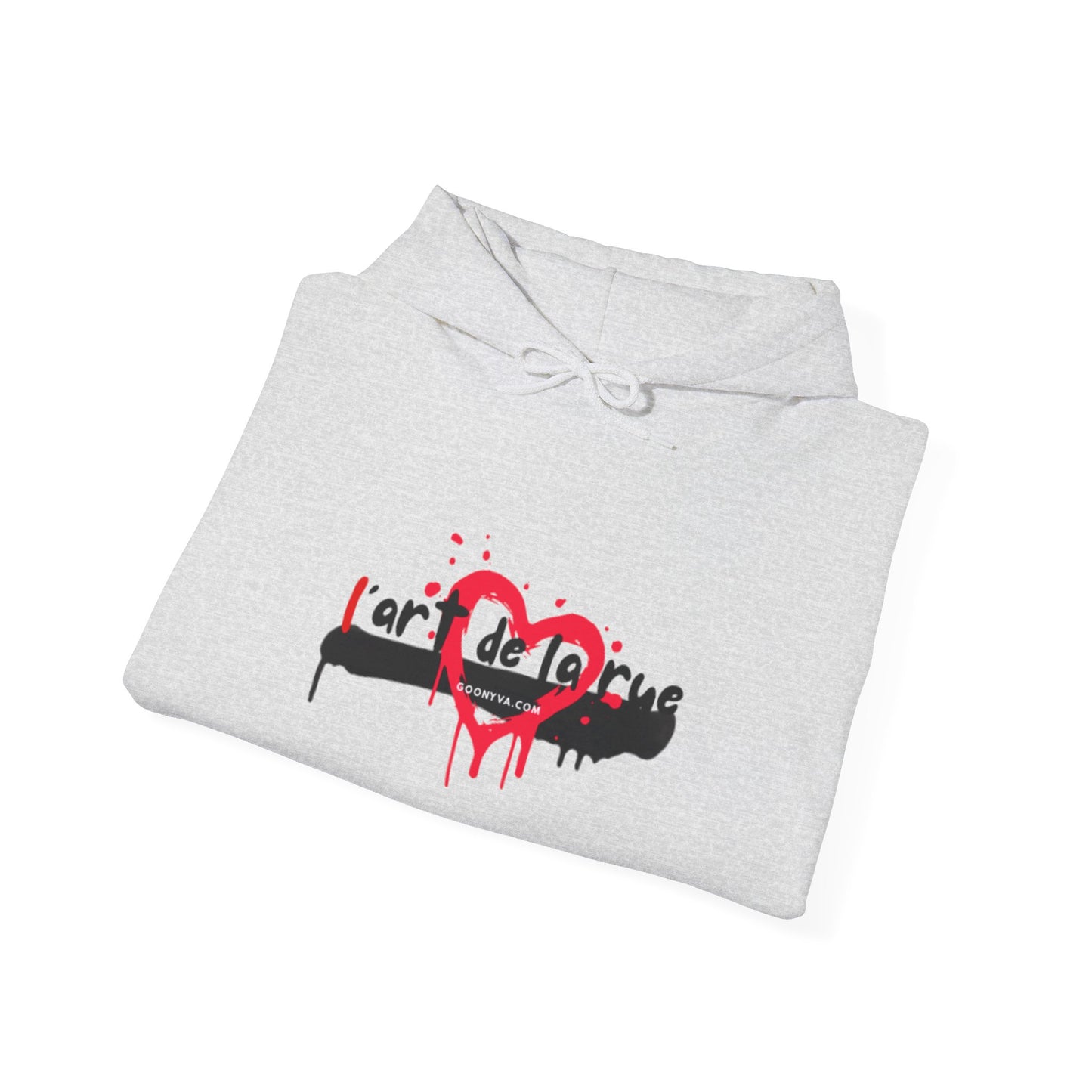 Chandail à Capuche Épais "Art Cœur" – Le Sweat-shirt Douillet Idéal pour les Passionnés d'Art. Tendance Unisexe Parfait pour la Saint-Valentin et les Tenues Décontractées.