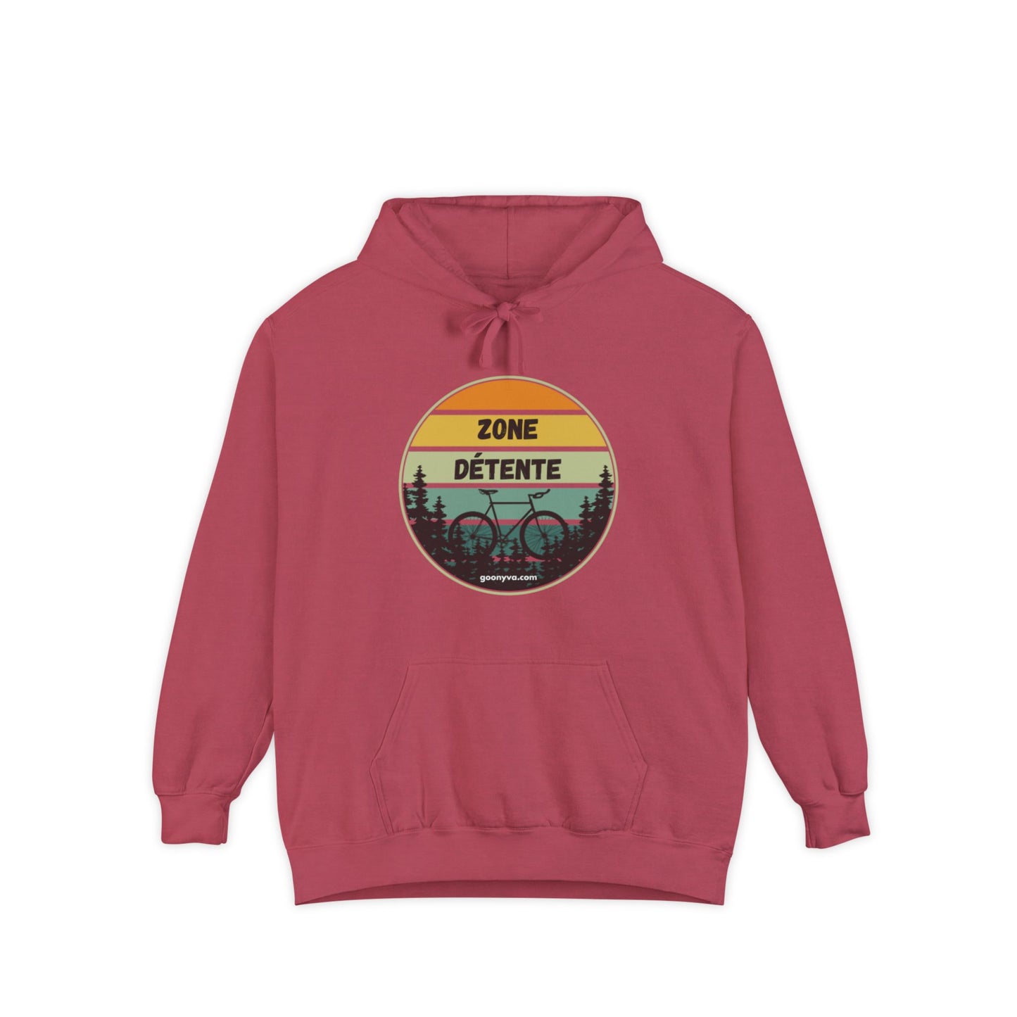Chandail à Capuche Unisexe Teint en Pièce avec Motif "ZONE DÉTENTE" Chandail Confortable "Zone Détente" pour Amoureux du Plein Air  Cadeau Idéal pour les Amoureux de la Nature [...]