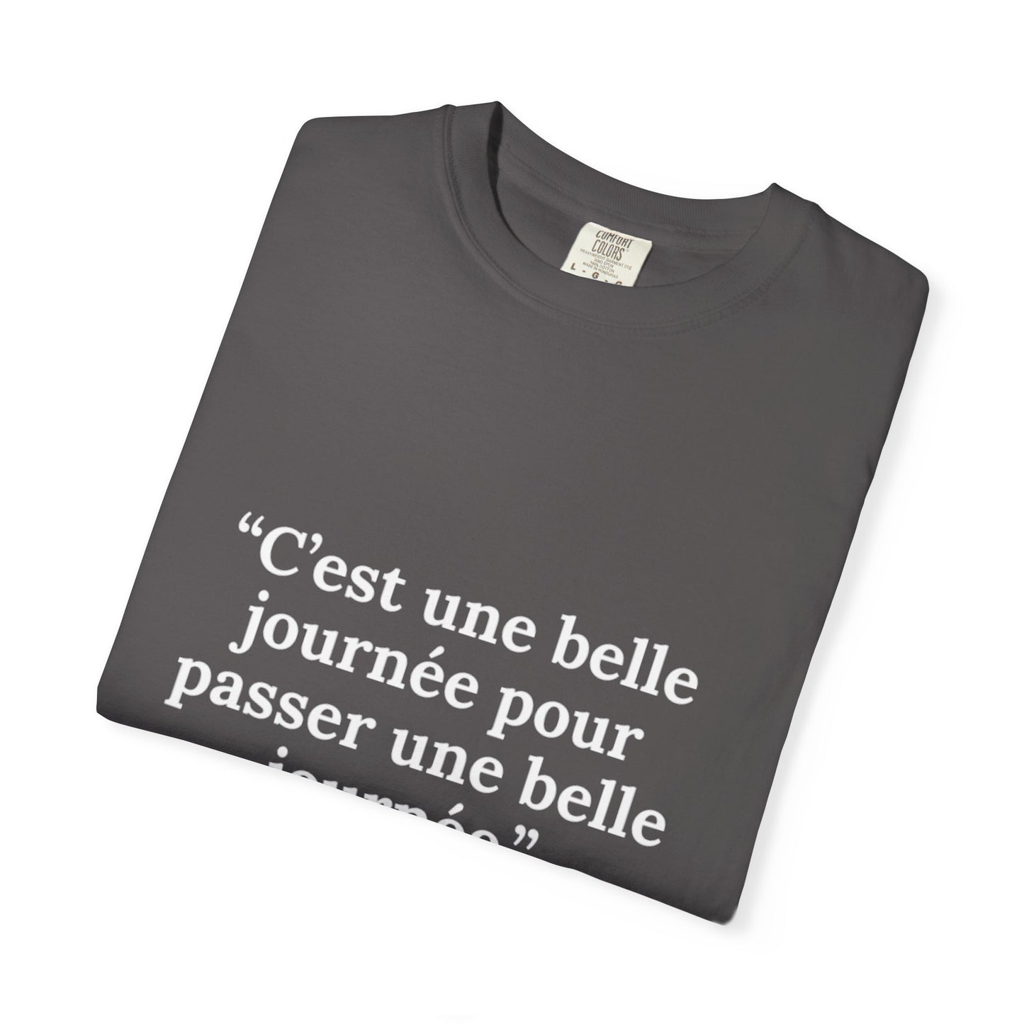 T-shirt Teint à la Perfection, Style Décontracté, Mode Unisexe, Confort Absolu, Idéal pour Offrir (Homme/Femme), L'Essentiel du Quotidien