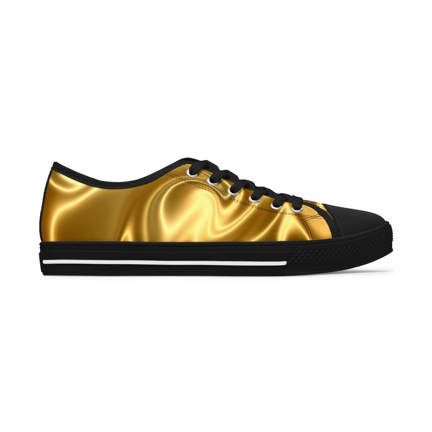 Baskets basses satinées dorées pour femme Chaussures décontractées stylées  Chaussures confortables pour le quotidien  Baskets tendance pour femme  Cadeau pour elle  [...]