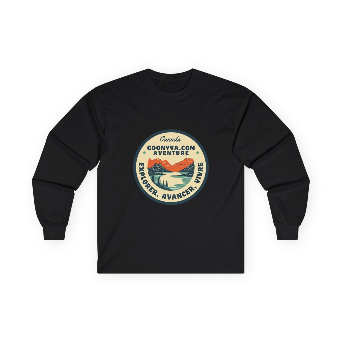 T-shirt Aventure Unisexe à Manches Longues Chemise de voyage  Vêtement pour les passionnés de plein air  Cadeau des Fêtes  Vêtement décontracté