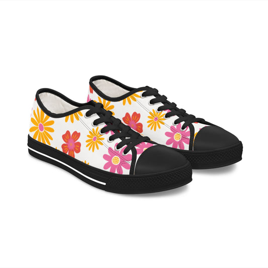 Espadrilles basses fleuries pour femmes Espadrilles fleuries tendance  Chaussures de printemps confortables  Chaussures décontractées mignonnes pour femmes  Stylées [...]
