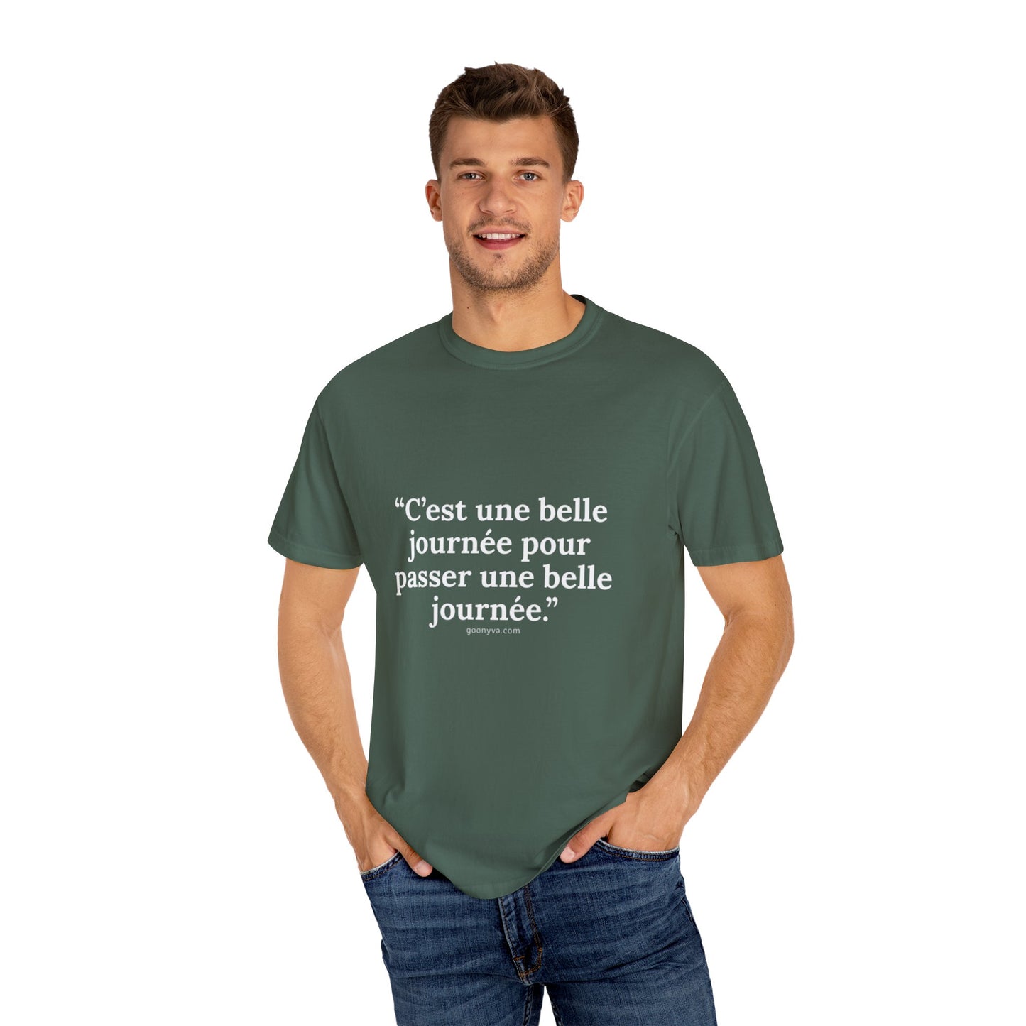 T-shirt Teint à la Perfection, Style Décontracté, Mode Unisexe, Confort Absolu, Idéal pour Offrir (Homme/Femme), L'Essentiel du Quotidien
