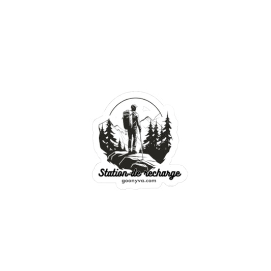 Adventure Nature Kiss-Cut Stickers, Outdoor Enthusiast Decor, Laptop Stickers, Travel Accessories, Hiking Gifts