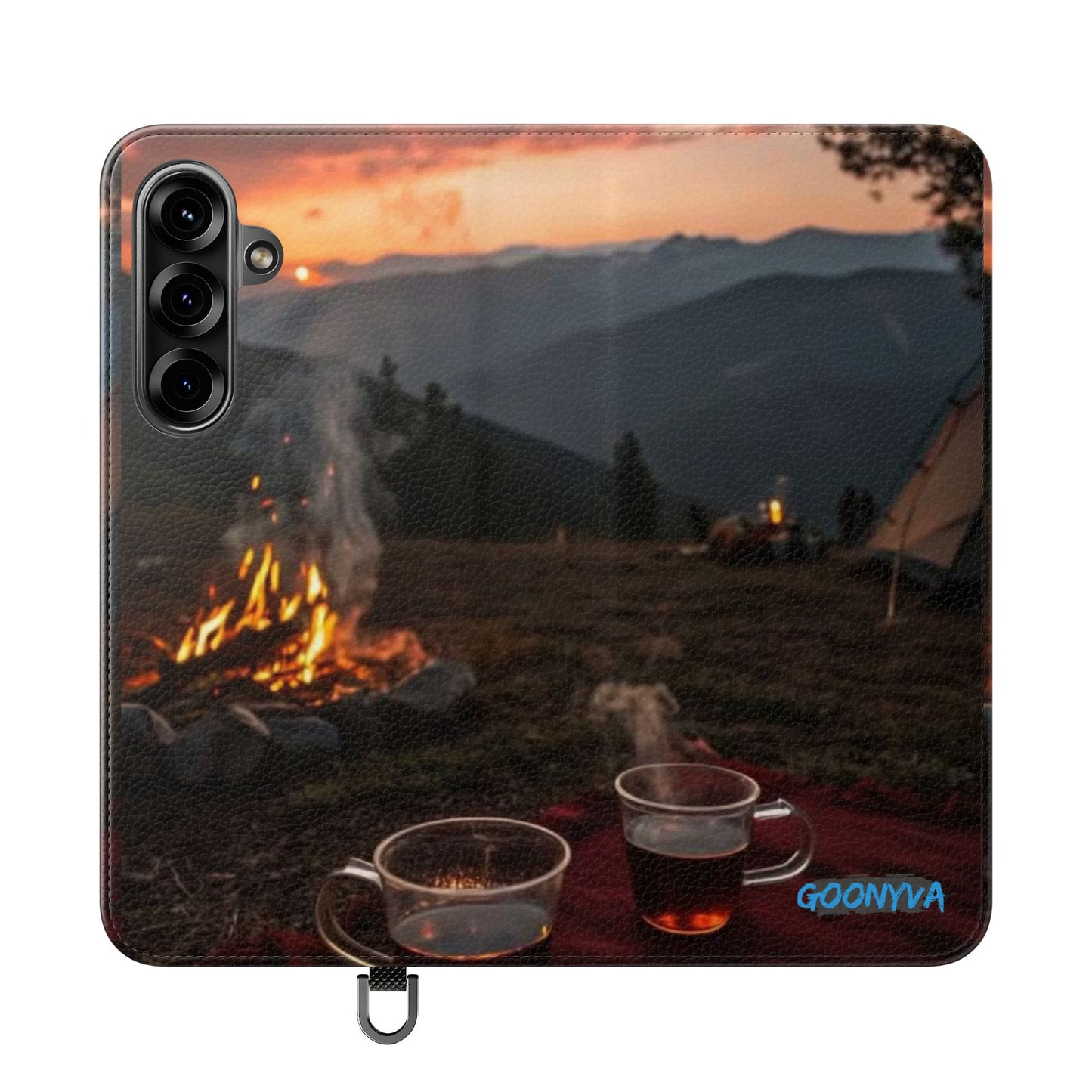 Étuis à Rabat pour Téléphone "Inspiration Nature" Étui portefeuille protecteur  Thème feu de camp  Accessoire stylé pour l'extérieur  Cadeau parfait pour [...]