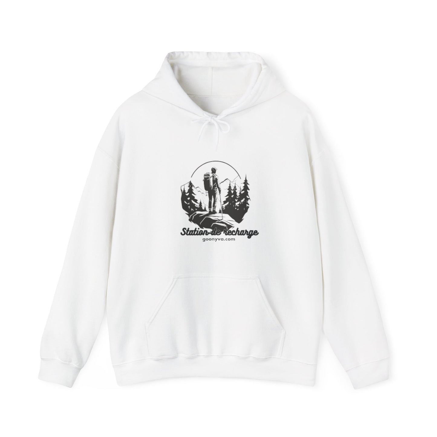 Sweat à Capuche "Aventure Nature" Parfait pour les passionnés de plein air  Cadeau idéal pour les randonneurs  Sweat de camping  Vêtement pour les amoureux de la nature  Douillet [...]