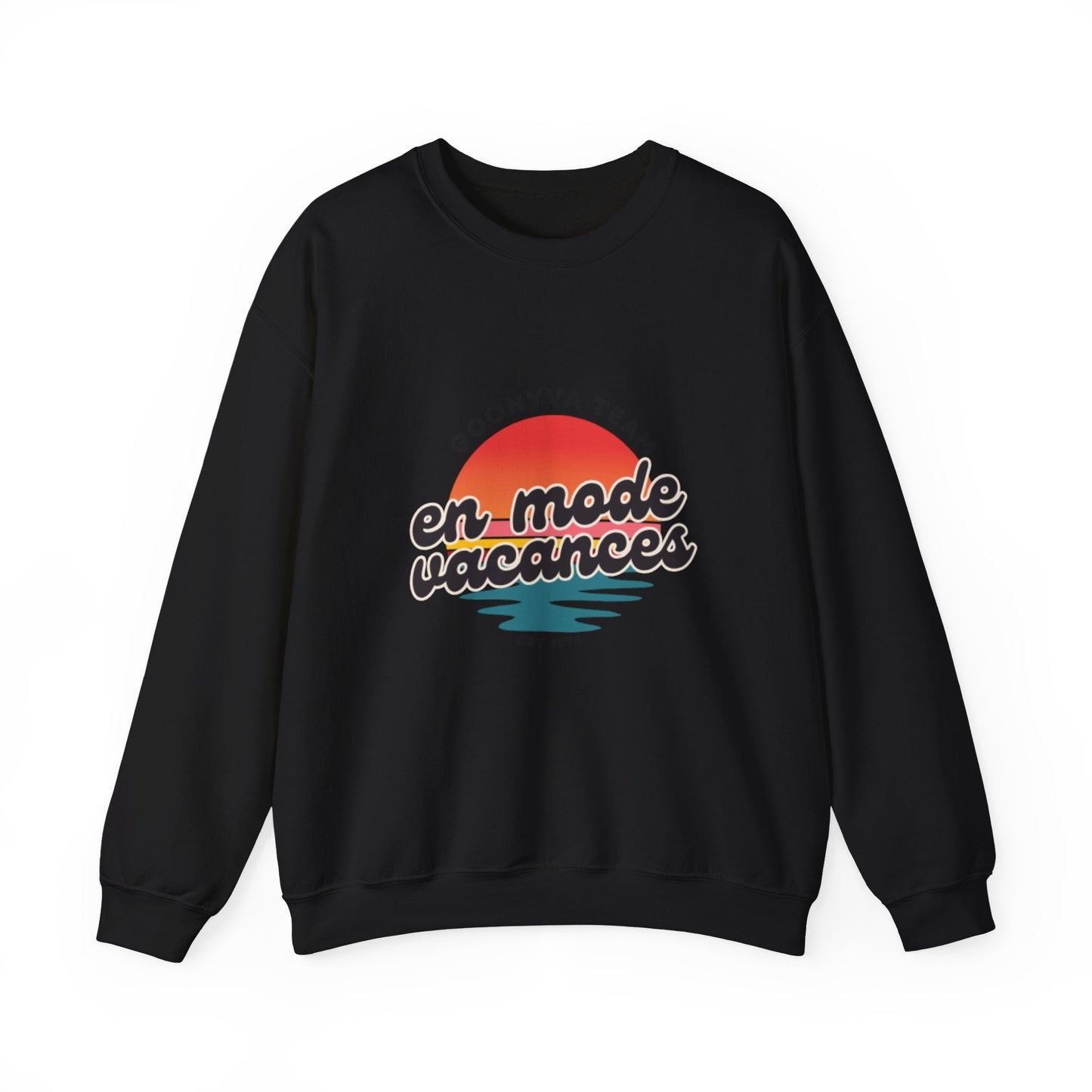 Chandail Col Rond "Chill Vibes" Pour les journées décontractées  Idéal pour la détente douillette  Parfait pour le voyage  Cadeau pour les amis  Style vacances