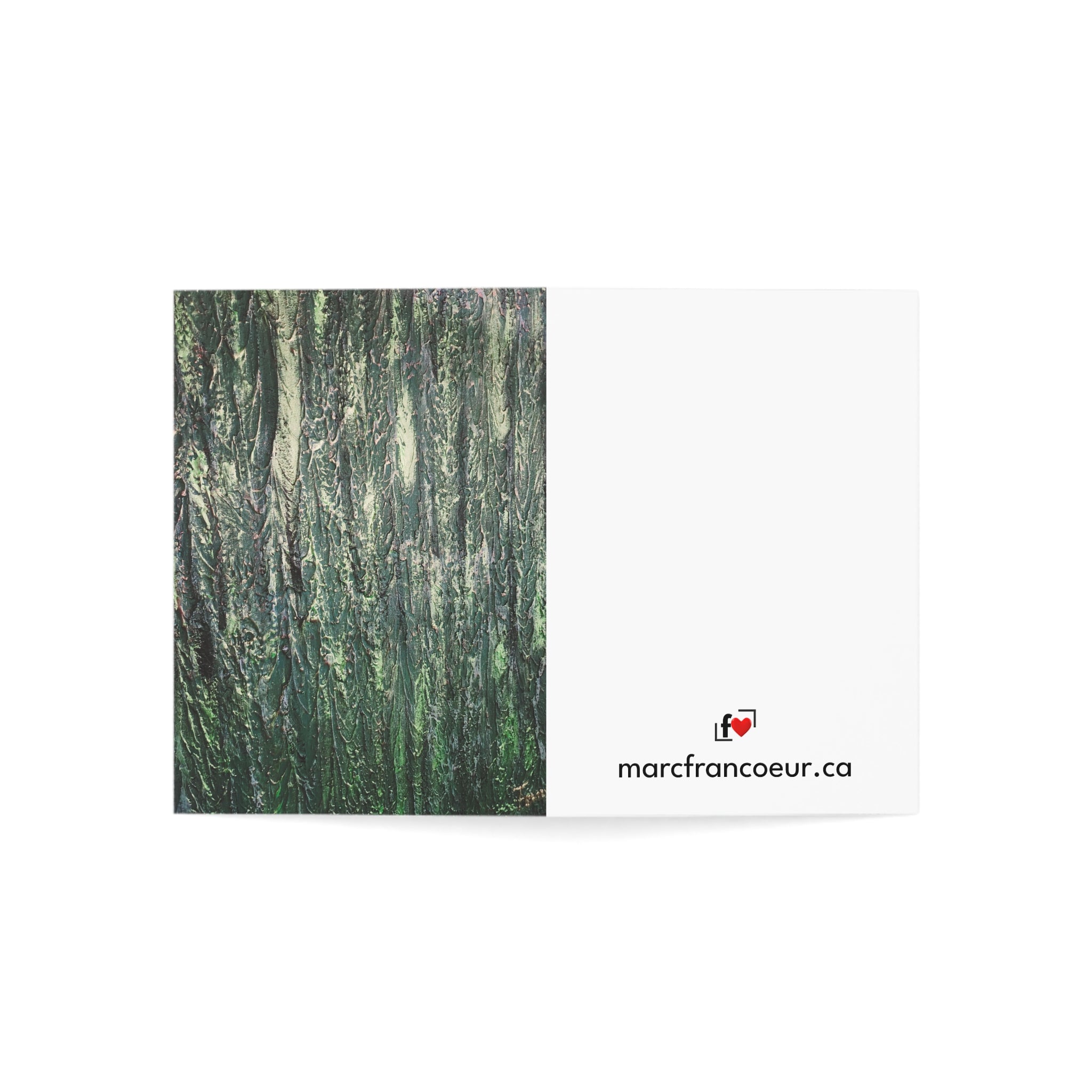 Ensemble de Cartes de Vœux Artistiques Motifs peints l'Écho de la forêt de l'artiste Marc Francoeur pour toutes les occasions  Cartes de correspondance  Cartes d'anniversaire  Cartes de remerciement  Cartes de fêtes