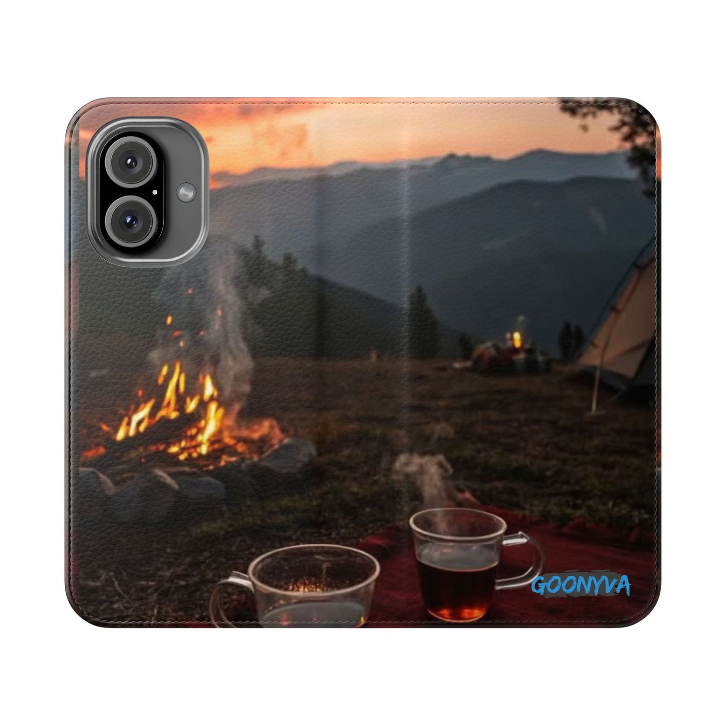 Étuis à Rabat pour Téléphone "Inspiration Nature" Étui portefeuille protecteur  Thème feu de camp  Accessoire stylé pour l'extérieur  Cadeau parfait pour [...]