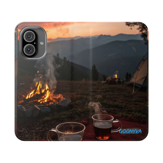 Étuis à Rabat pour Téléphone "Inspiration Nature" Étui portefeuille protecteur  Thème feu de camp  Accessoire stylé pour l'extérieur  Cadeau parfait pour [...]