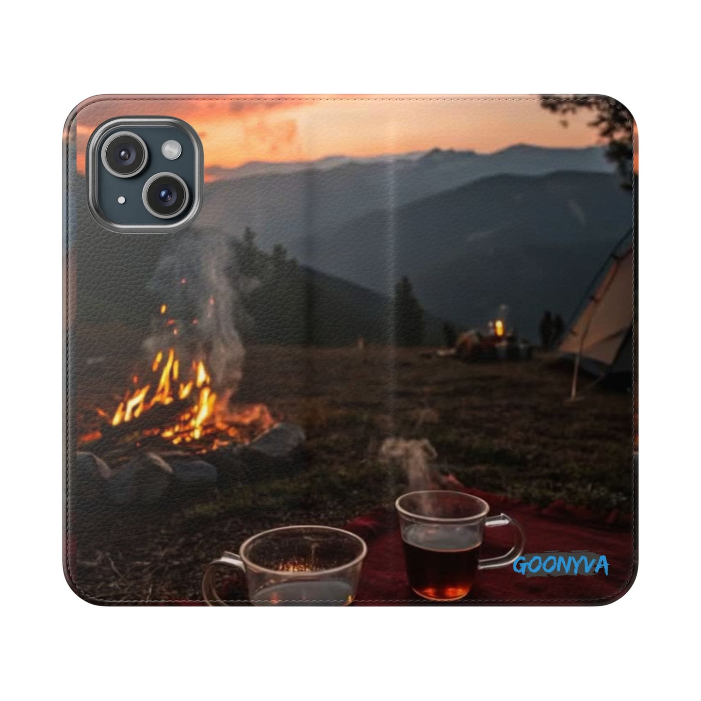 Étuis à Rabat pour Téléphone "Inspiration Nature" Étui portefeuille protecteur  Thème feu de camp  Accessoire stylé pour l'extérieur  Cadeau parfait pour [...]