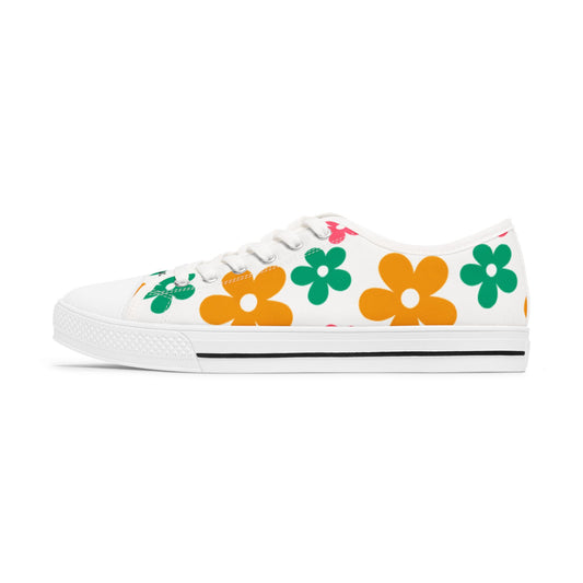 Baskets fleuries pour femme Chaussures décontractées et élégantes pour tous les jours  Chaussures confortables pour le printemps  Cadeau d'anniversaire  Baskets tendance