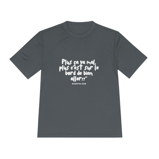 T-shirt Anti-Transpiration Unisexe, Idéal pour l'Entraînement Motivationnel. Vêtement de Sport Mixte et Cadeau Fitness Parfait. Le T-shirt Décontracté pour la Salle de Sport.  Option 3 (Pour des listes ou des mots-clés)