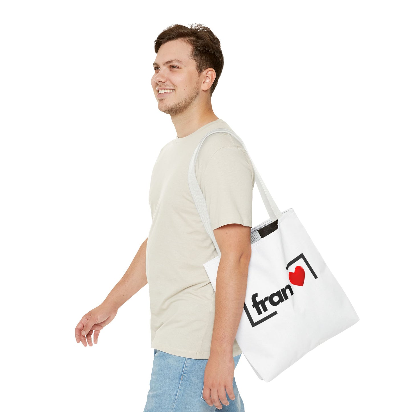 Sac Fourre-Tout Personnalisé avec Motif Cœur | Accessoire de Mode Personnalisé, Cadeau pour Elle, Chic Décontracté, Usage Quotidien, Écologique.