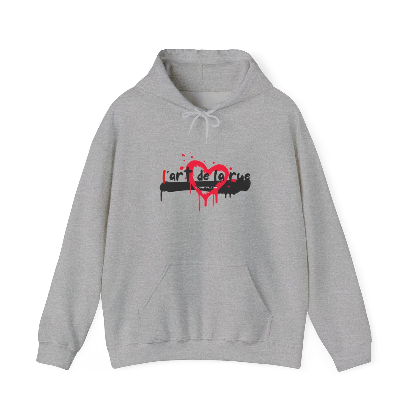 Chandail à Capuche Épais "Art Cœur" – Le Sweat-shirt Douillet Idéal pour les Passionnés d'Art. Tendance Unisexe Parfait pour la Saint-Valentin et les Tenues Décontractées.