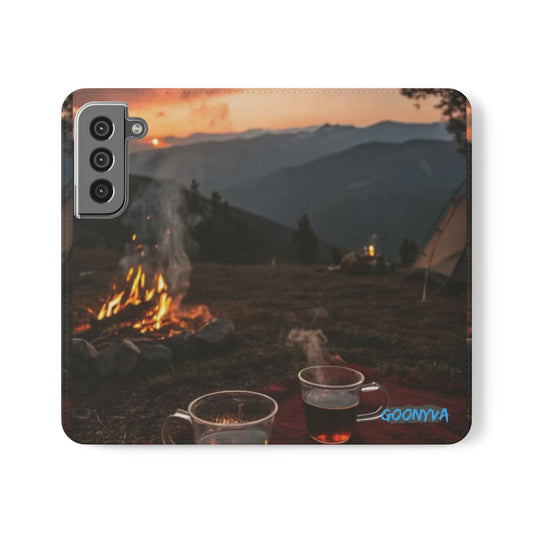 Étuis à Rabat pour Téléphone "Inspiration Nature" Étui portefeuille protecteur  Thème feu de camp  Accessoire stylé pour l'extérieur  Cadeau parfait pour [...]