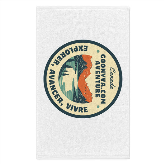 Serviette de ralliement "Aventure" Serviette de voyage Canada  Cadeau pour explorateur de plein air  Serviette de plage  Serviette de camping  Souvenir unique