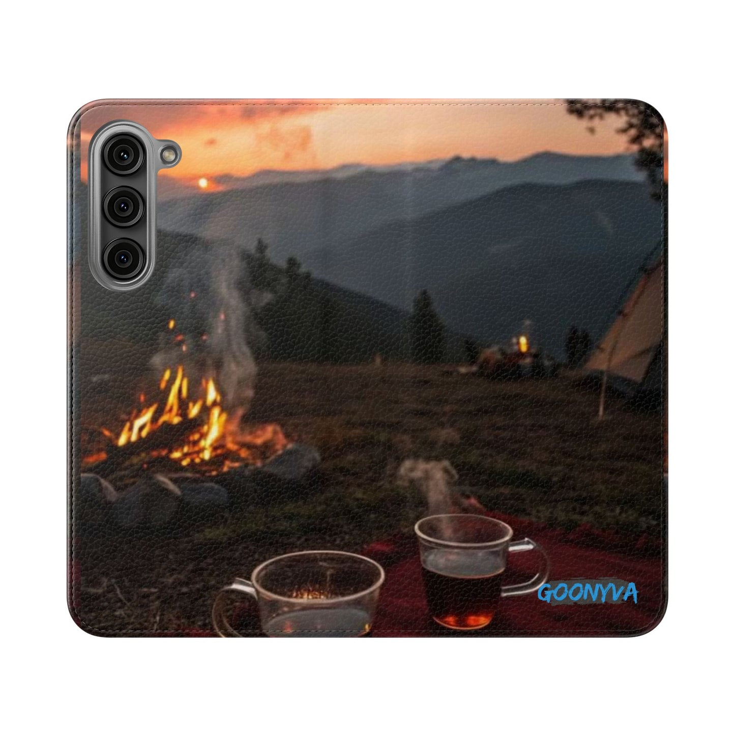 Étuis à Rabat pour Téléphone "Inspiration Nature" Étui portefeuille protecteur  Thème feu de camp  Accessoire stylé pour l'extérieur  Cadeau parfait pour [...]