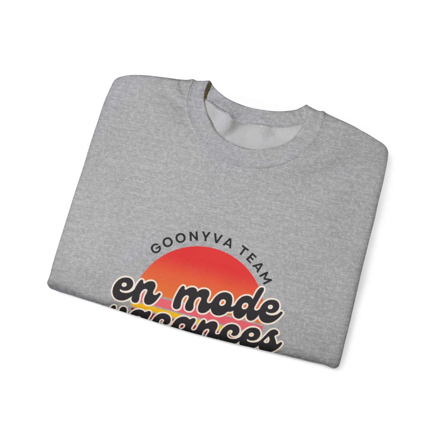 Chandail Col Rond "Chill Vibes" Pour les journées décontractées  Idéal pour la détente douillette  Parfait pour le voyage  Cadeau pour les amis  Style vacances