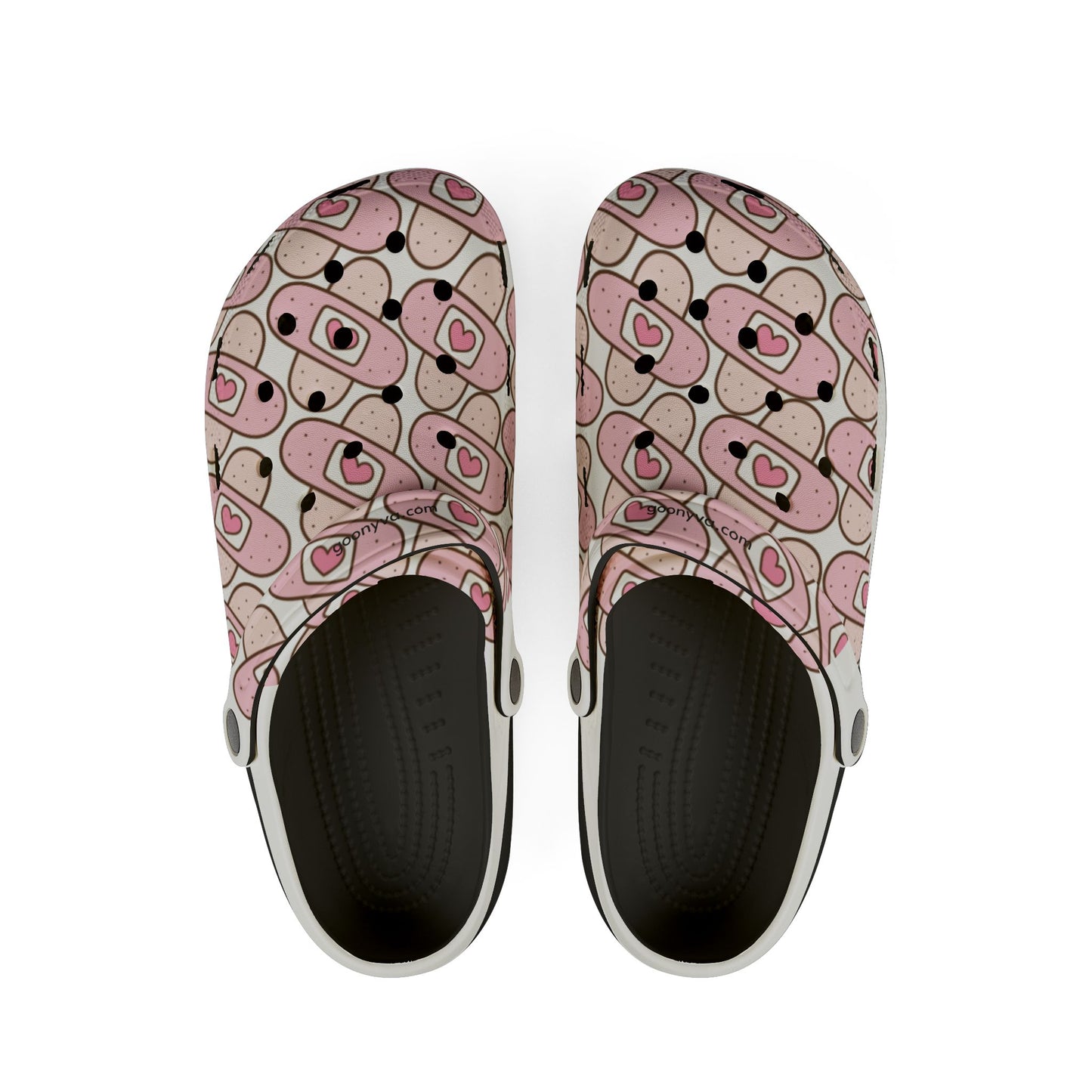 Sabots en mousse EVA à motif mignon Chaussures confortables au design Cœur  Idéals pour les infirmières  Pour une utilisation à l'intérieur/extérieur