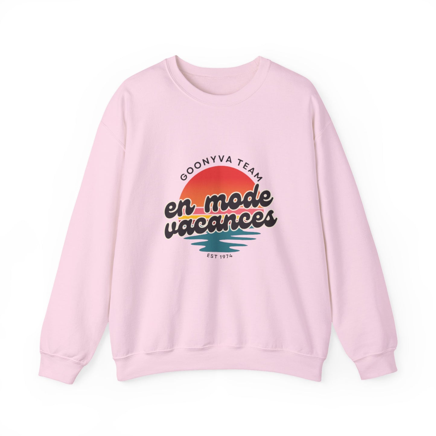 Chandail Col Rond "Chill Vibes" Pour les journées décontractées  Idéal pour la détente douillette  Parfait pour le voyage  Cadeau pour les amis  Style vacances