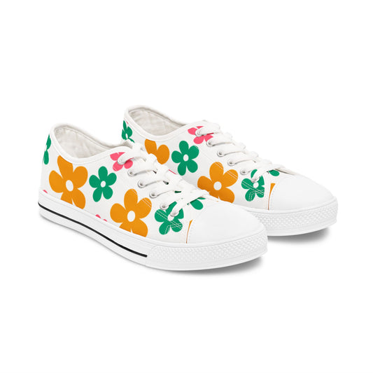 Baskets fleuries pour femme Chaussures décontractées et élégantes pour tous les jours  Chaussures confortables pour le printemps  Cadeau d'anniversaire  Baskets tendance