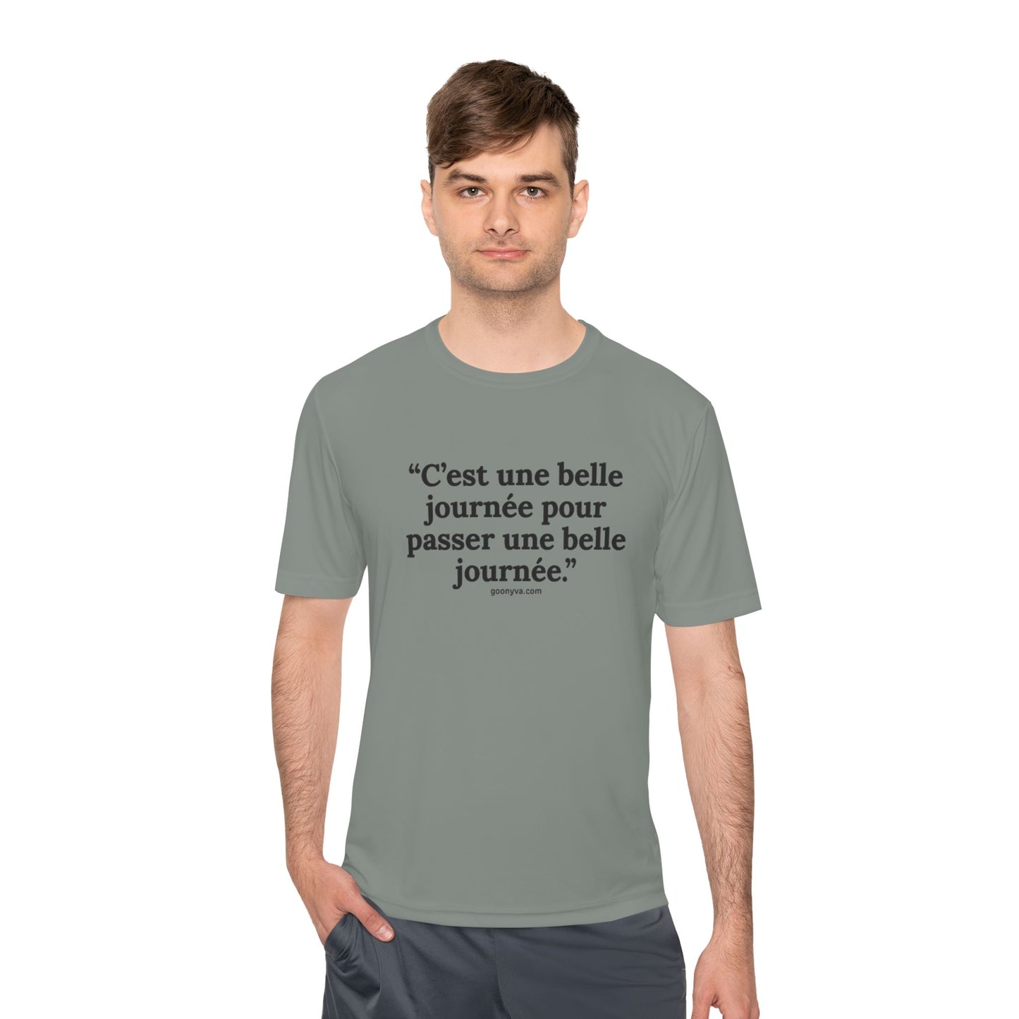 T-shirt Chic avec Citation Française - Parfait pour le style décontracté, les cadeaux, les voyages, le fitness et l'inspiration quotidienne.