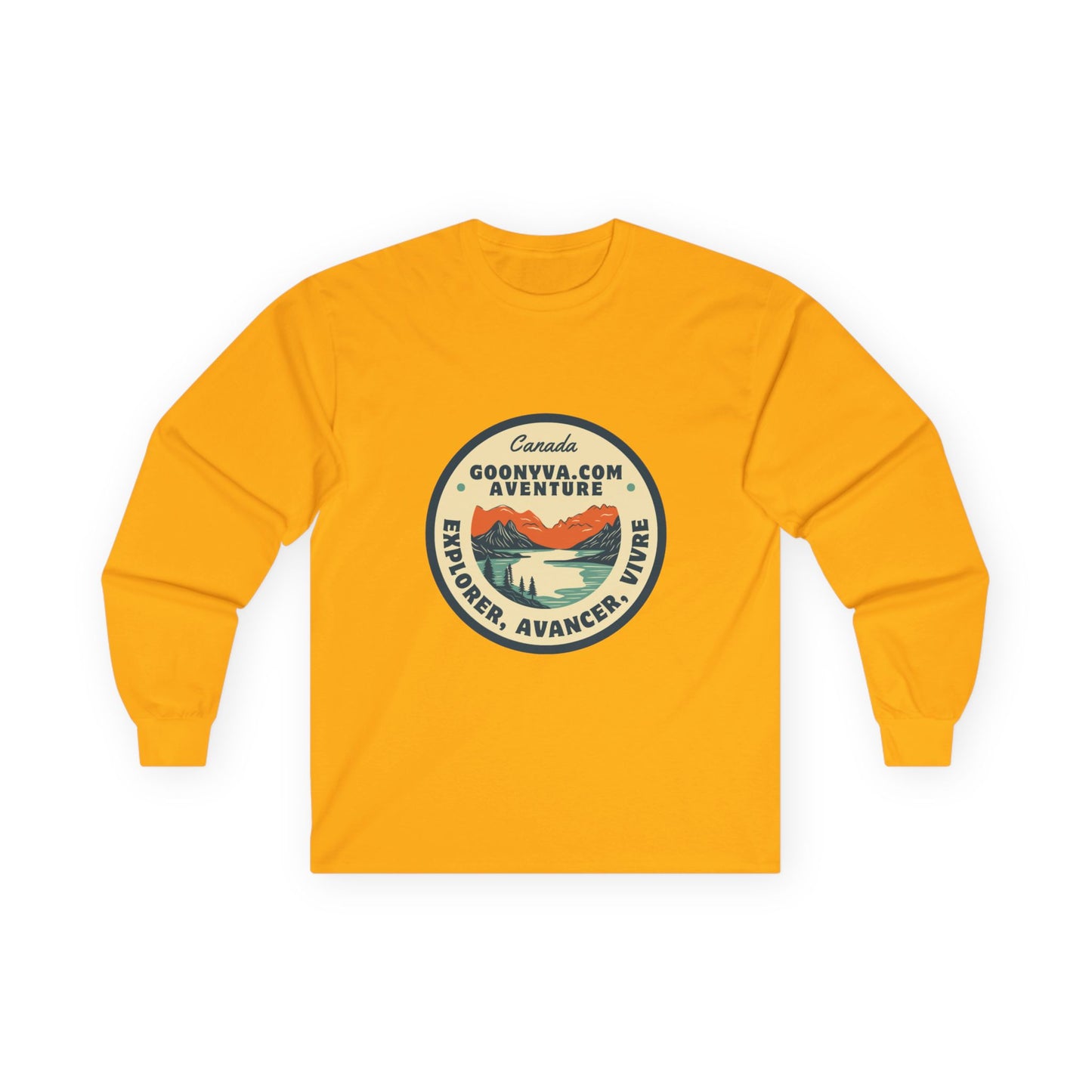 T-shirt Aventure Unisexe à Manches Longues Chemise de voyage  Vêtement pour les passionnés de plein air  Cadeau des Fêtes  Vêtement décontracté
