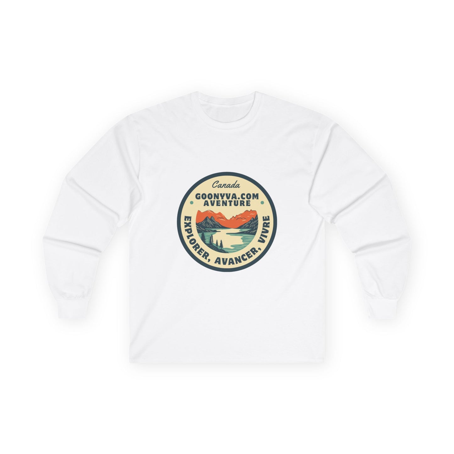 T-shirt Aventure Unisexe à Manches Longues Chemise de voyage  Vêtement pour les passionnés de plein air  Cadeau des Fêtes  Vêtement décontracté