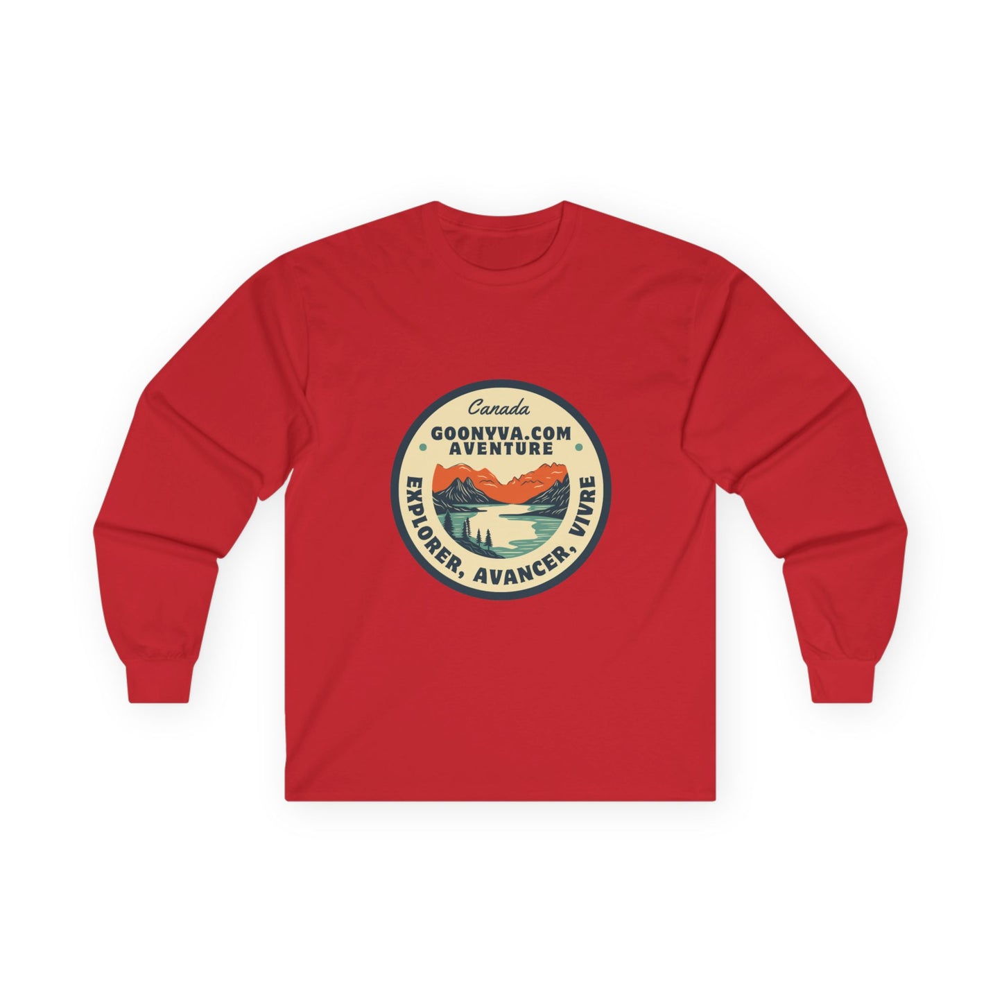 T-shirt Aventure Unisexe à Manches Longues Chemise de voyage  Vêtement pour les passionnés de plein air  Cadeau des Fêtes  Vêtement décontracté