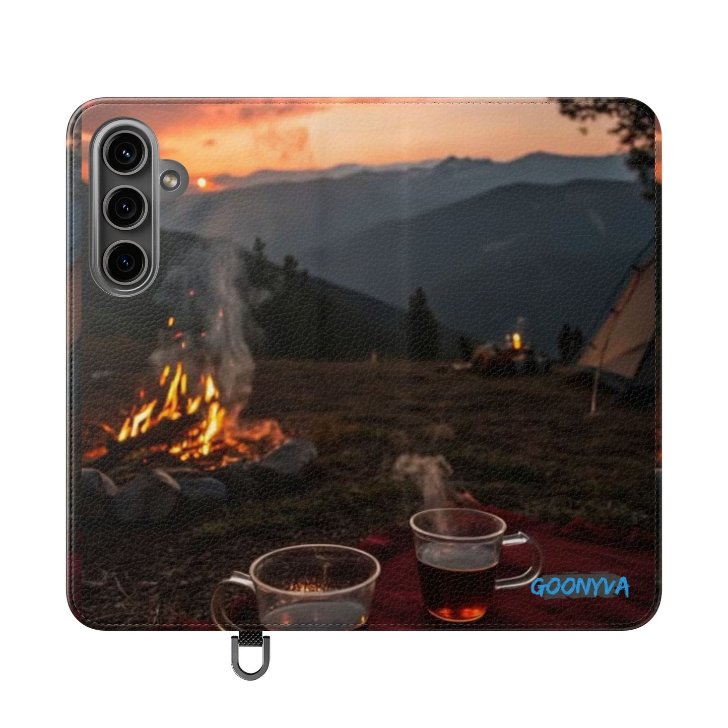 Étuis à Rabat pour Téléphone "Inspiration Nature" Étui portefeuille protecteur  Thème feu de camp  Accessoire stylé pour l'extérieur  Cadeau parfait pour [...]