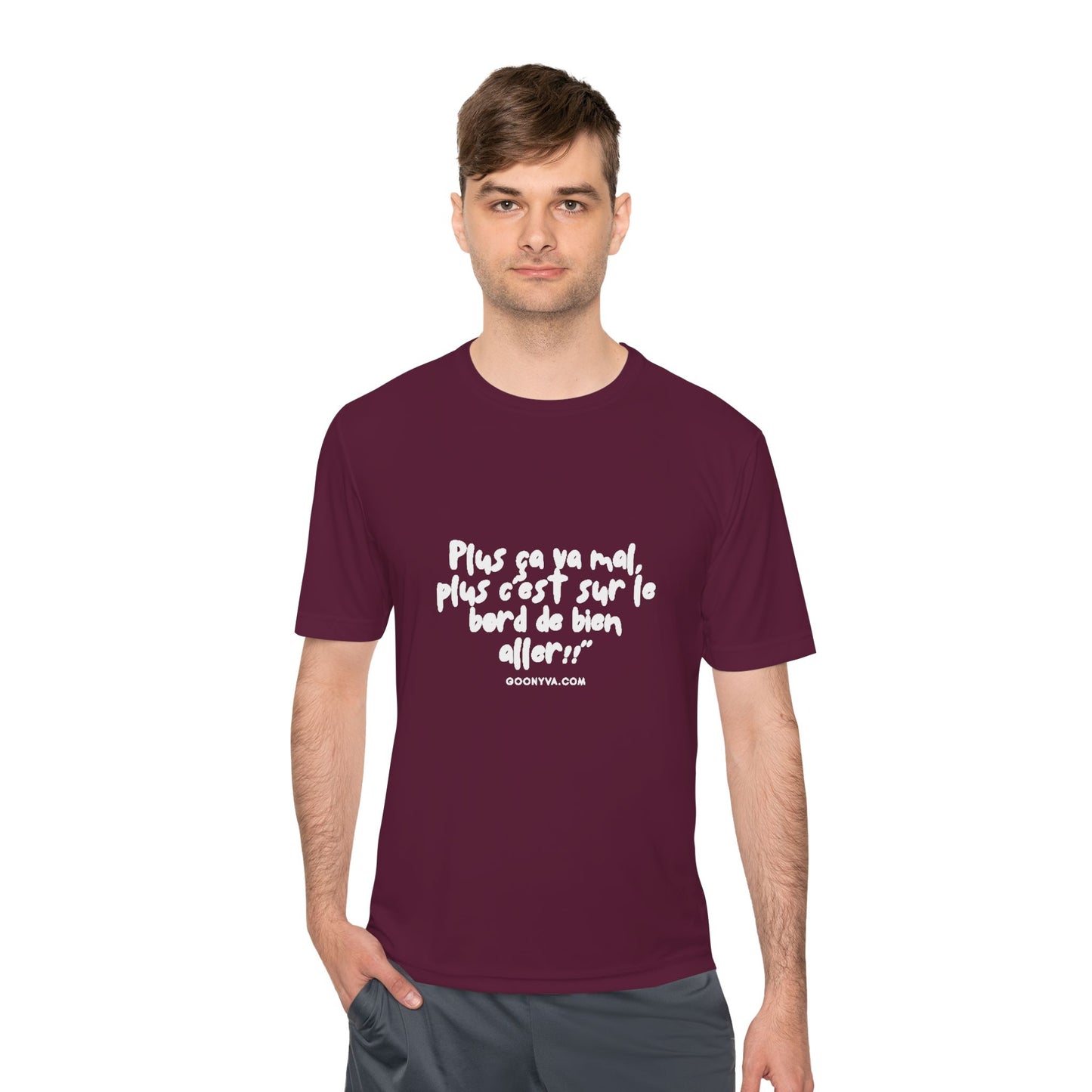 T-shirt Anti-Transpiration Unisexe, Idéal pour l'Entraînement Motivationnel. Vêtement de Sport Mixte et Cadeau Fitness Parfait. Le T-shirt Décontracté pour la Salle de Sport.  Option 3 (Pour des listes ou des mots-clés)