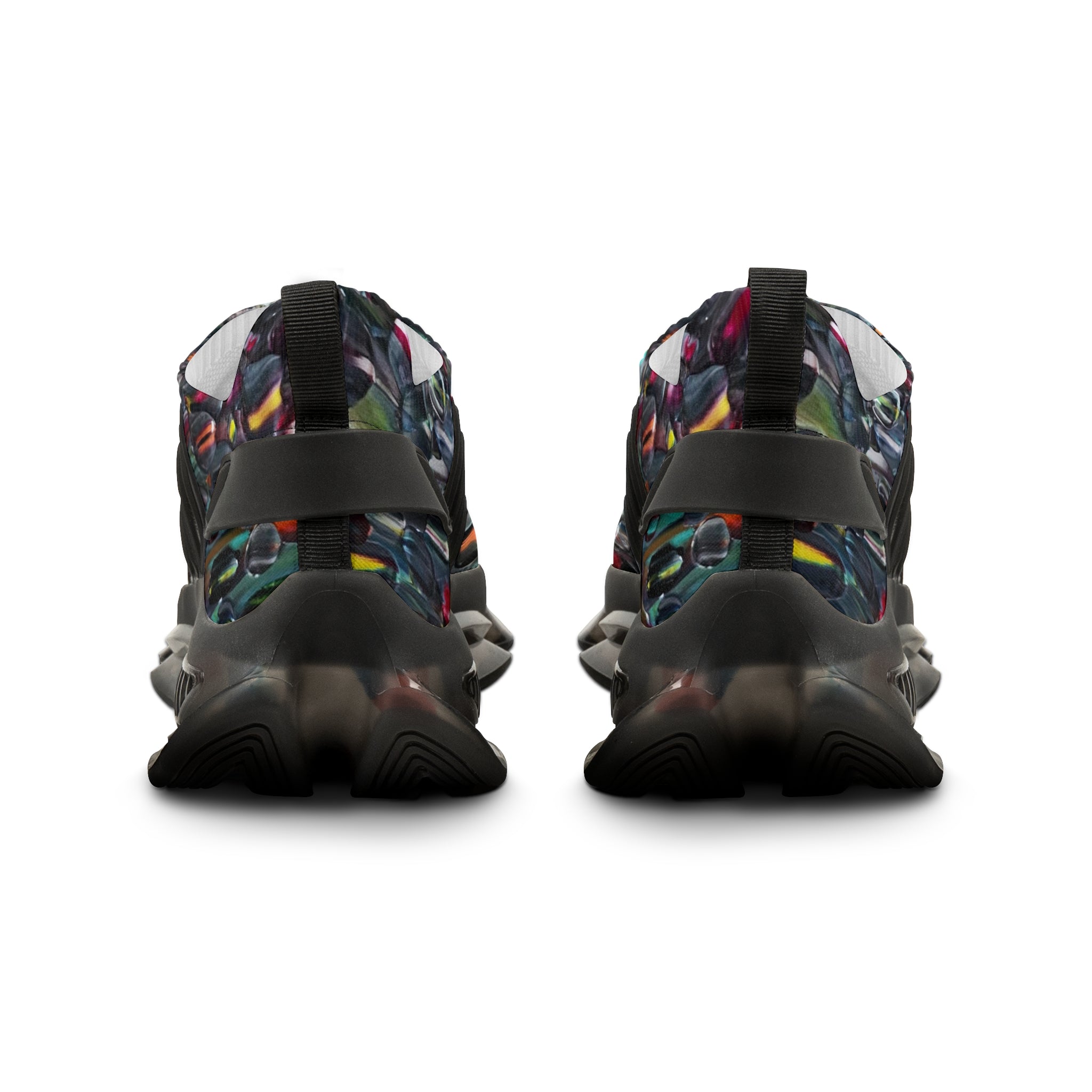 Baskets en maille stylées pour homme Légères et respirantes  Athlétiques de l'artiste peintre Marc Francoeur avec l'oeuvre Illumina  Pour les promenades décontractées  Mode printemps et été