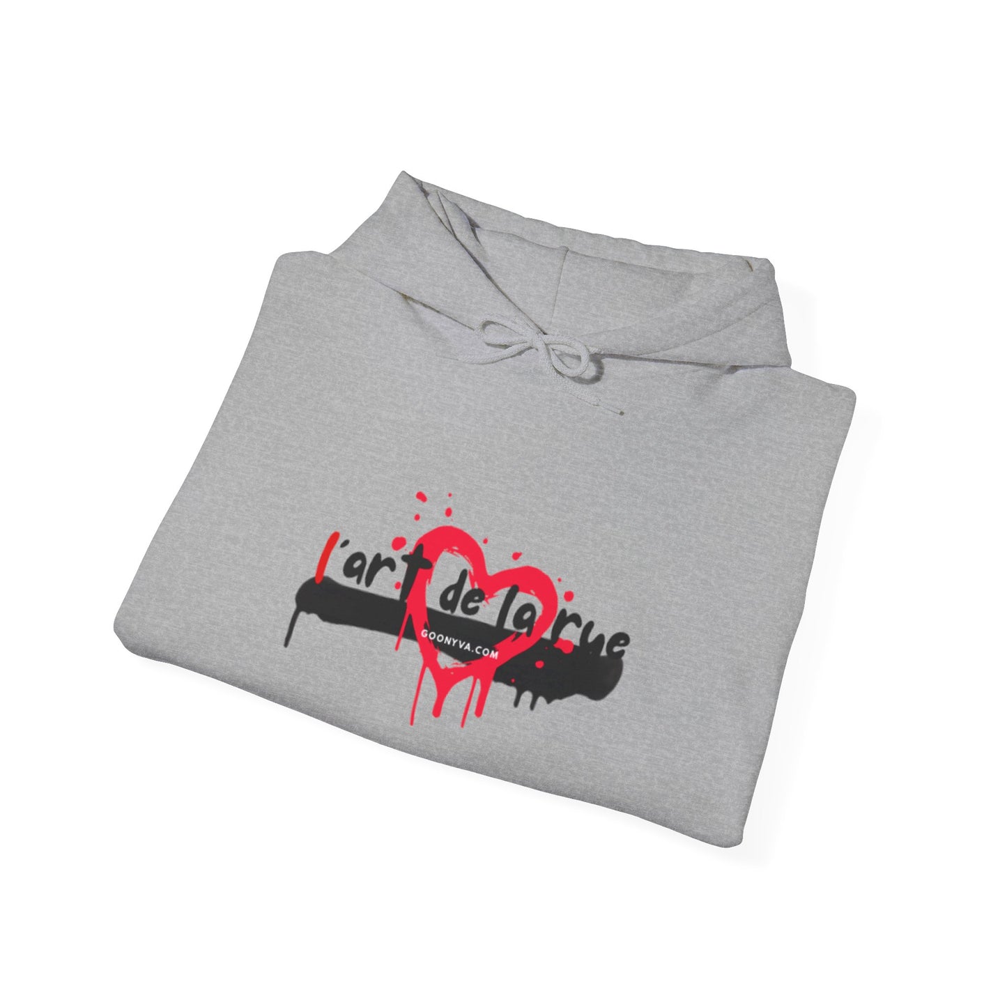 Chandail à Capuche Épais "Art Cœur" – Le Sweat-shirt Douillet Idéal pour les Passionnés d'Art. Tendance Unisexe Parfait pour la Saint-Valentin et les Tenues Décontractées.