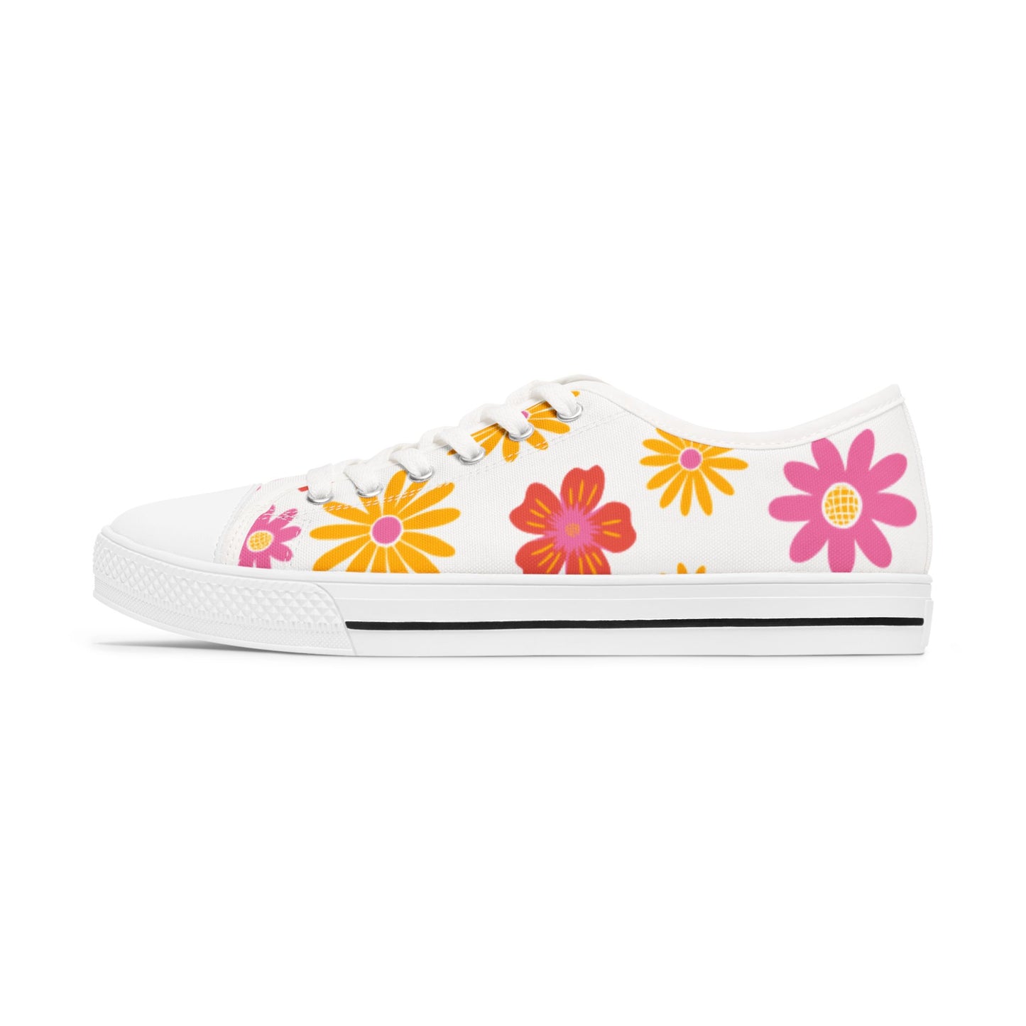 Espadrilles basses fleuries pour femmes Espadrilles fleuries tendance  Chaussures de printemps confortables  Chaussures décontractées mignonnes pour femmes  Stylées [...]