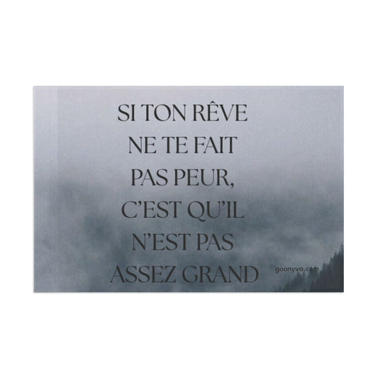 Impression d'art mural de motivation Décoration intérieure inspirante  Œuvre d'art avec citation sur les rêves  Cadeau pour les rêveurs  Décoration murale unique
