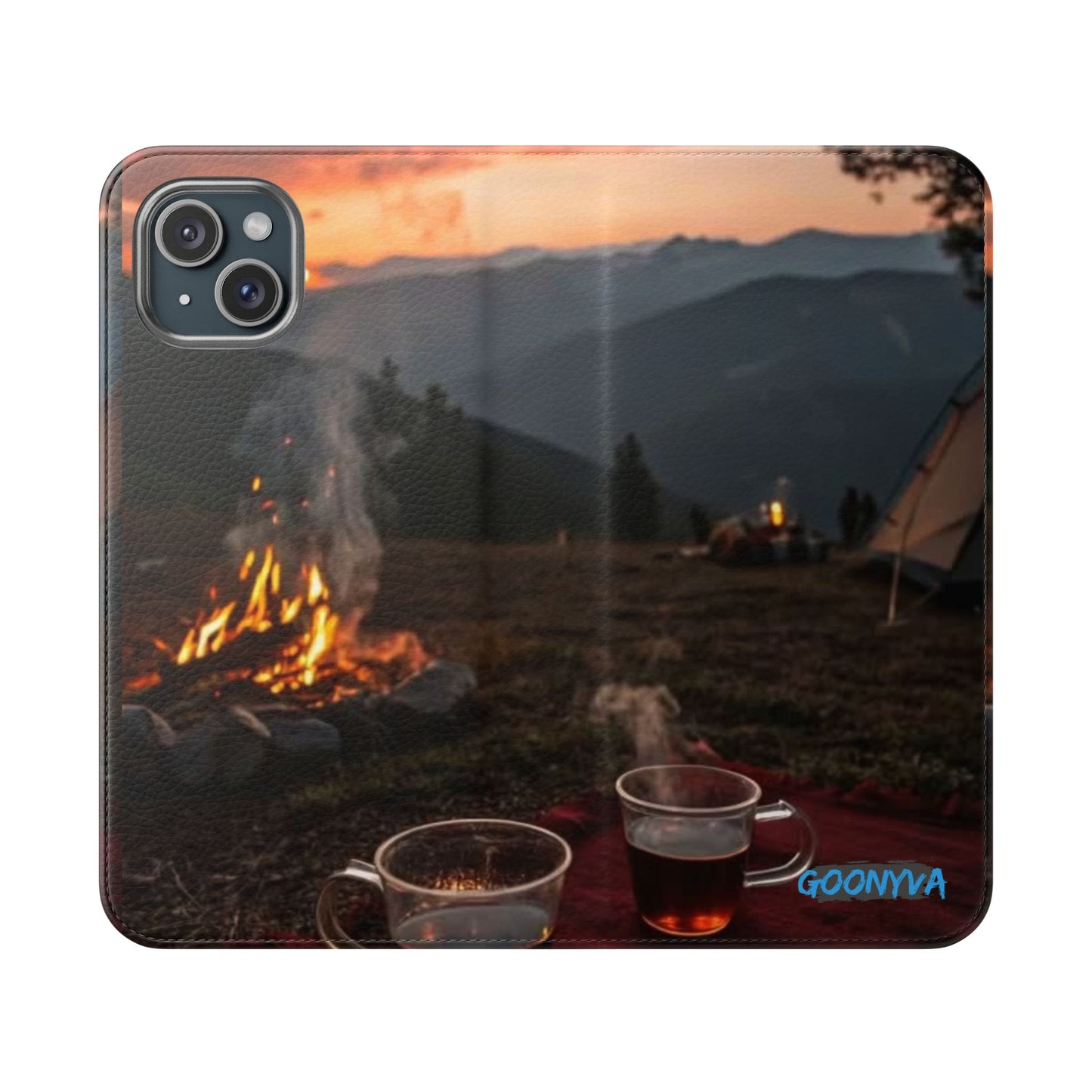 Étuis à Rabat pour Téléphone "Inspiration Nature" Étui portefeuille protecteur  Thème feu de camp  Accessoire stylé pour l'extérieur  Cadeau parfait pour [...]