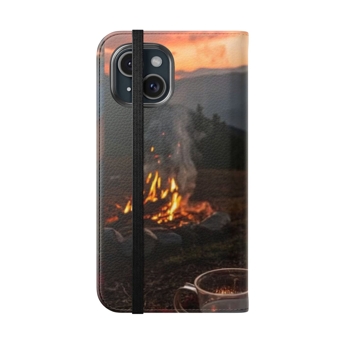 Étuis à Rabat pour Téléphone "Inspiration Nature" Étui portefeuille protecteur  Thème feu de camp  Accessoire stylé pour l'extérieur  Cadeau parfait pour [...]