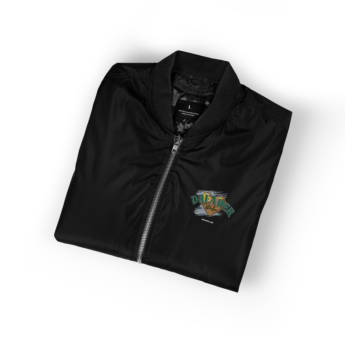 Blouson bombardier brodé écoresponsable Mode durable et tendance  Vêtement d'extérieur à motifs  Cadeau pour les amoureux de la nature  Veste stylée
