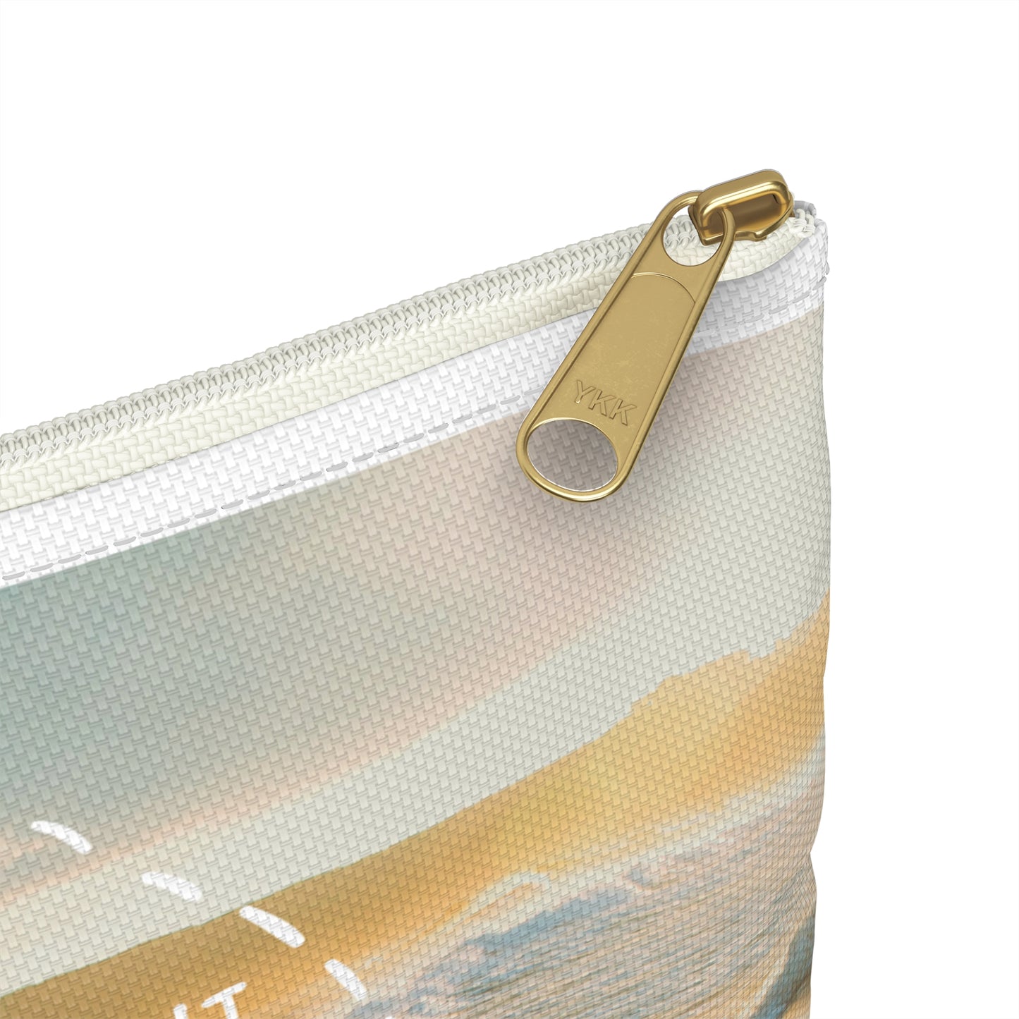 Pochette à accessoires thème plage  Trousse de maquillage de voyage  Organisateur inspiré de l'océan  Cadeau pour le Jour de la Terre  Décoration côtière