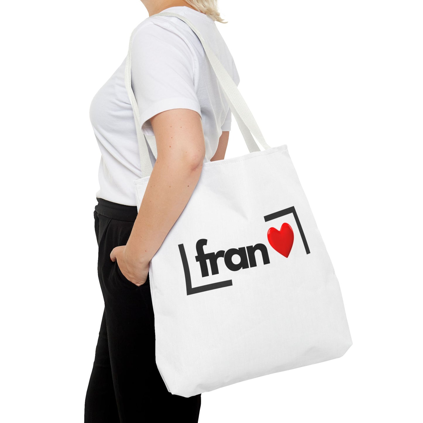 Sac Fourre-Tout Personnalisé avec Motif Cœur | Accessoire de Mode Personnalisé, Cadeau pour Elle, Chic Décontracté, Usage Quotidien, Écologique.