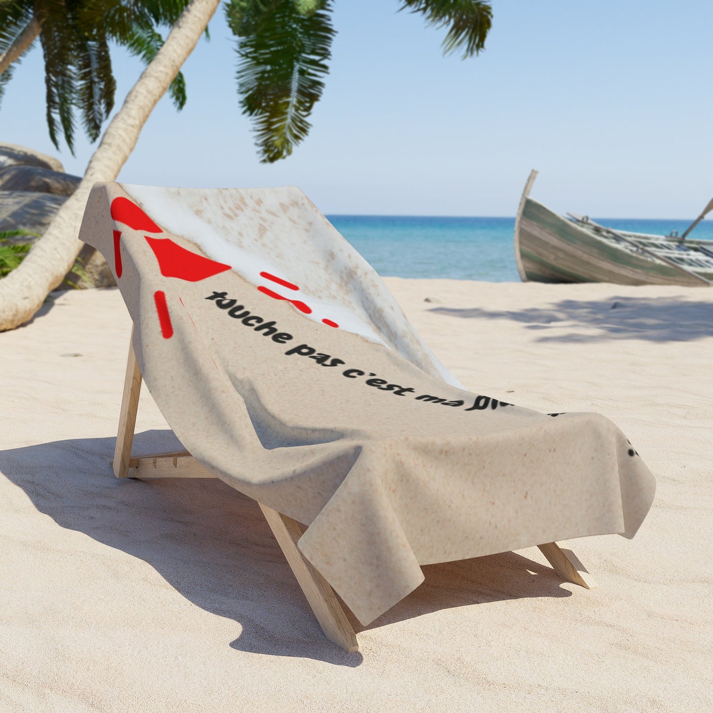 Serviette de Plage Amusante – L'Accessoire Estival Indispensable pour la Détente au Bord de la Piscine. Idéale comme Cadeau de Vacances ou Touche Nautique.
