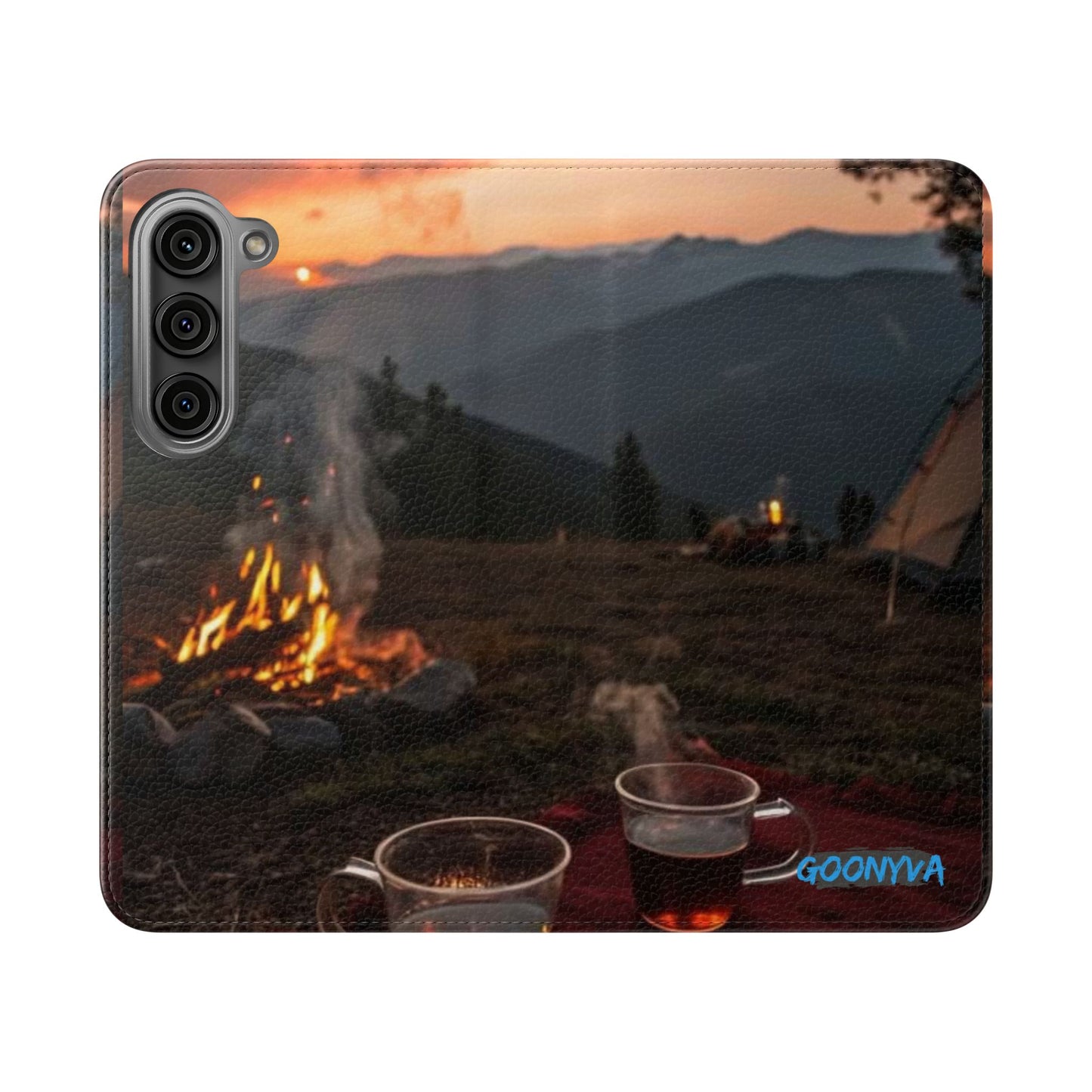 Étuis à Rabat pour Téléphone "Inspiration Nature" Étui portefeuille protecteur  Thème feu de camp  Accessoire stylé pour l'extérieur  Cadeau parfait pour [...]