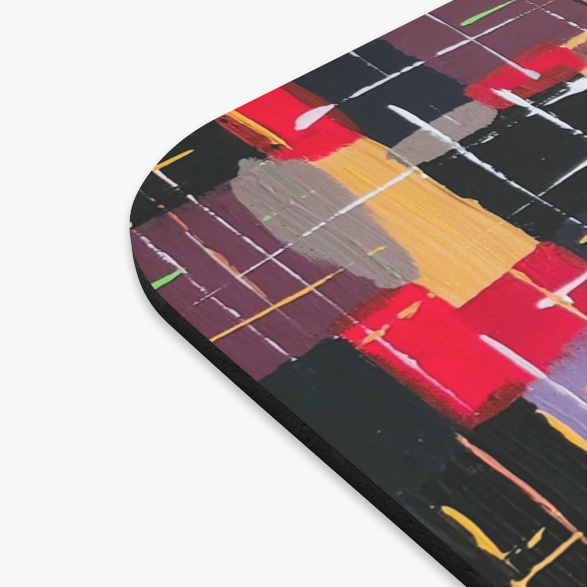 Tapis de souris de l'artiste peintre Marc Francoeur ayant comme titre Jazz city