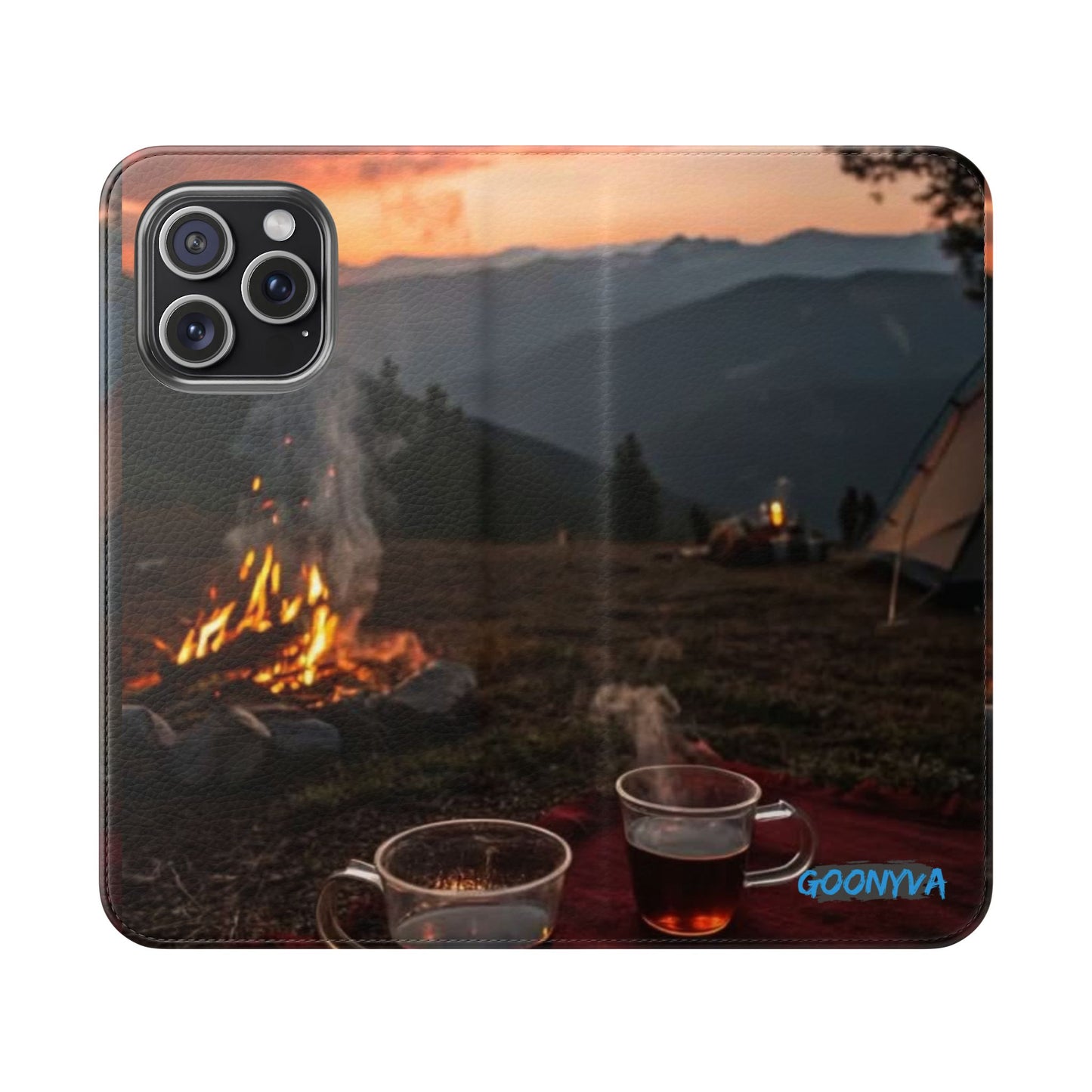 Étuis à Rabat pour Téléphone "Inspiration Nature" Étui portefeuille protecteur  Thème feu de camp  Accessoire stylé pour l'extérieur  Cadeau parfait pour [...]